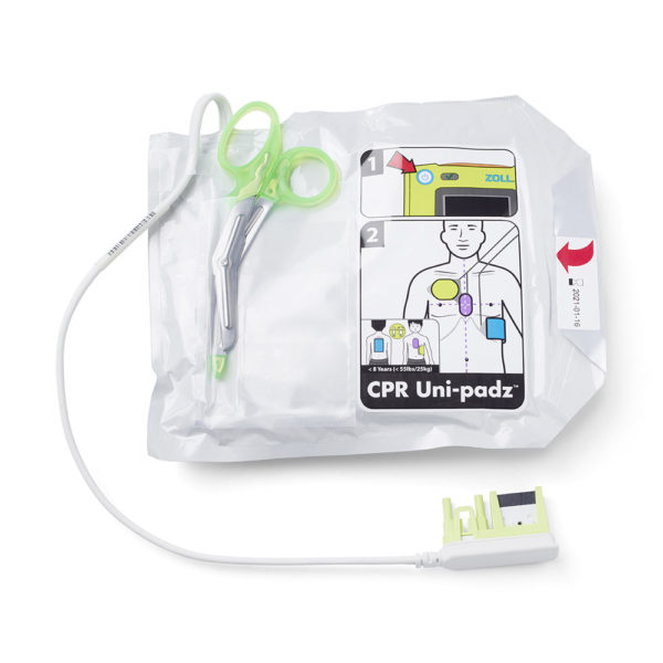 ZOLL® CPR Uni-padz™ Universal Electrode Pads and Medical Scissors