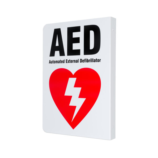 2 Way AED Wall Sign